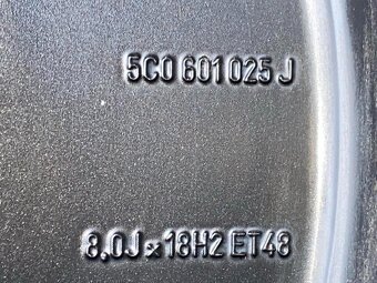 Original ALU kola VW Twister 18\" 8J ET48 pneu 235/45/R18 - 8