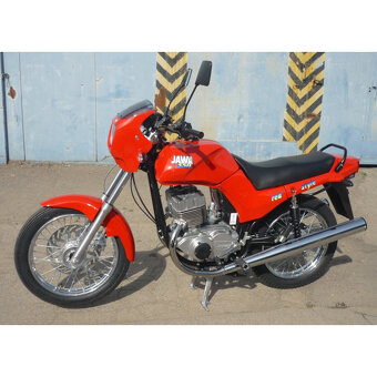 NOVÁ JAWA 350 - 640 - STYLE ČERVENÁ - S ELEKTR. STARTÉREM - 8