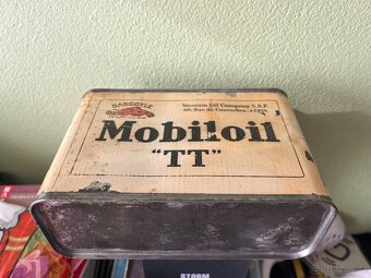 Plechovka od oleje Mobiloil - 8