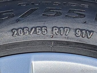 Nová orig alu kola Škoda Octavia IV Bridgestone 205/55/17 - 8