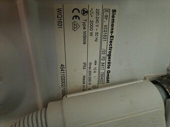 Pračka Siemens WIQ 1631 - 8