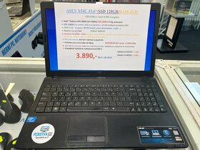 ASUS X54C/15,6/SSD 128 GB/RAM 4GB/ZÁRUKA - 8