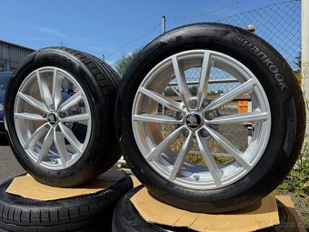 Nová sada originální alu kola 5x112 r17 + pneu 225/50/17 - 8