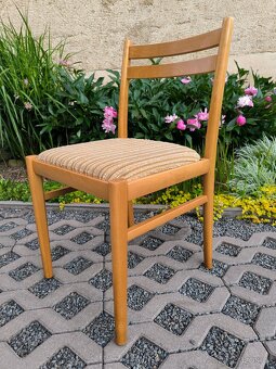 Retro dřevěné jídelní židle Jitona - 70. léta - 8