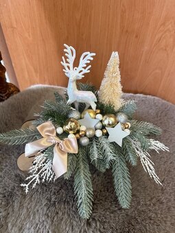 Vánoční dekorace, adventní svicny - 8