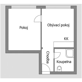 Pronájem bytu po reko. 1+1_33 m², Ústí n/L - Severní T. - 8
