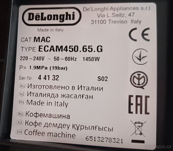 DeLonghi Eletta Explore ECAM450.65.G – NOVÝ, NEROZBALENÝ - 8