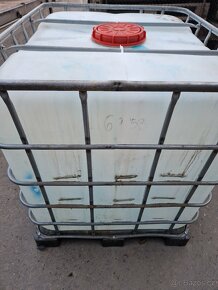 Ibc kontejner, barel, bečka, sud, nádrž 1000 litrů - 8