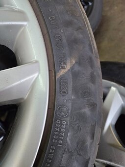 Alu disky 5x120 R18 + letní pneu - 8