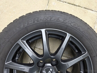 4x zimní pneu Pirelli 195/65 R15 91H + ALU disky RIAL MILANO - 8