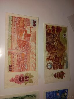 SESTAVA BANKOVEK 10-1000 KČS, 80. LÉTA, 6 RŮZNÝCH NOMINÁLŮ - 8