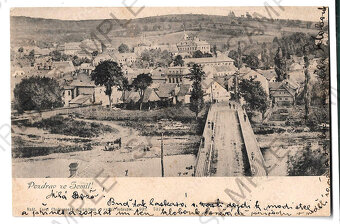 pohlednice Kácov, severní Morava, Semily, Letiny, Rataje - 8