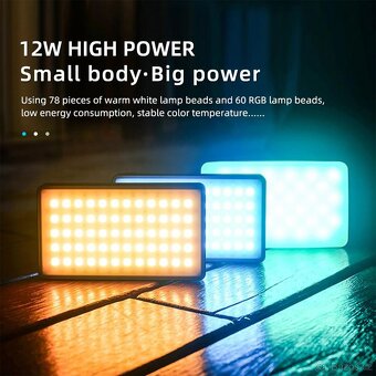 Viltrox Weeylite RB9 přenosné, BT, baterie,plnobarevné LED - 8