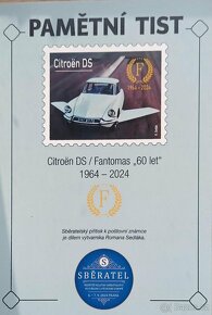 0 Euro Souvenir Citroen DS Fantomas konvolut komplet pouze 2 - 8