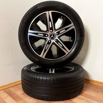 MERCEDES C W205 5x112 R17 ET48.5+LETNÍ 225/50R17 - 8