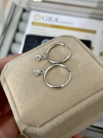 diamantový prsten náušnice náhrdelník šperky moissanite - 8