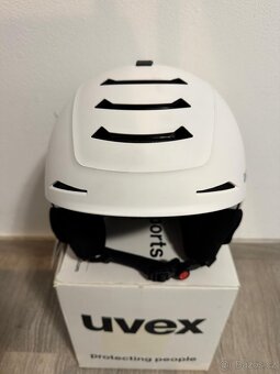 Helma Uvex Legend 2.0, vel. 59 – 62 cm, bílá matná, NOVÁ - 8