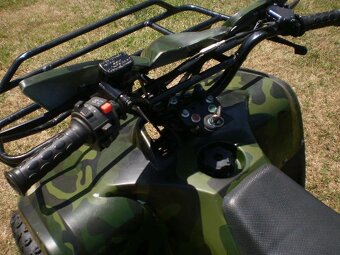 dětská čtyřkolka 125ccm maskáčová - 8