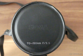 Zoom Sigma 70-150/ f 3,5, macro, závit M42, špičkový stav - 8