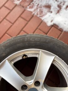 Prodám sadu Alu disků 7Jx16H2 ET48 + zimní pneu 205/60/16 - 8