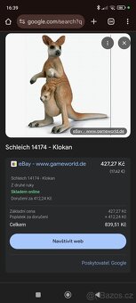 Schleich klokan s klokankem v kapse - 8