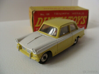Hračka Dinky TRIUMPH HERALD - č. 189 - petrklíčově žlutá - s - 8