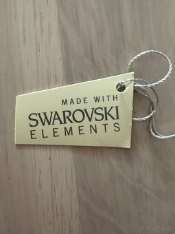 BILA HELMA KASK vel. 56 Swarovski kaminky - 8
