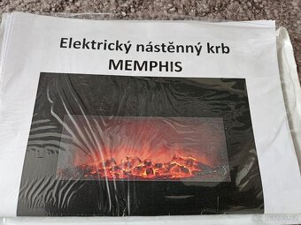 Elektrický nástěnný krb - 8