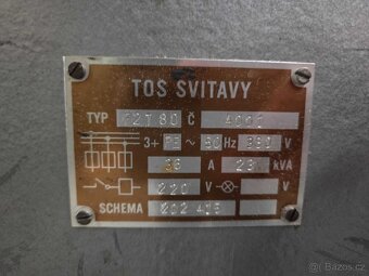 Dvojstranní tloušťkovačka 800mm vrch spod TOS SVITAVY F2T 80 - 8
