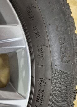 Originál sada alu kol VW POLO SALOU R15 + zimní pneu - 8