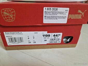 Oranžové kožené tenisky PUMA vel. 39 - 8