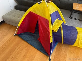 Dětský stan s tunelem - 8