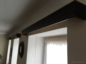 garnýž - dřevěná, 2 kolejnice s žabkami - 8