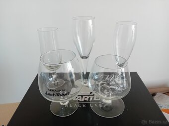 Set 20 sklenic z křišťálu a skla - 8