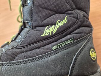 Zimní boty loap v.35 sněhule černo zelené - 8