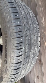 Alu kola 5x112 r 17 VW Passat b8 a letní pneu 215/55/17 - 8