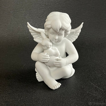 Rosenthal Soška Anděl se zajíčkem 14 cm - 8