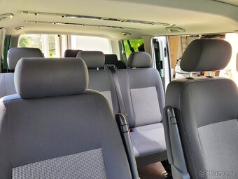 VW Caravelle T5, automat, 4×4, 8 míst , 2× šoupačky - 8