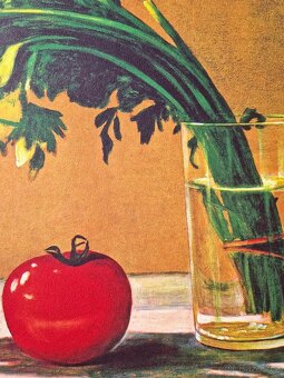 ANDREAS SCHOLZ - Sellerie und tomate (Litografia)fotorealis - 8