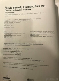 škoda favorit forman knihy příručky návody - 8