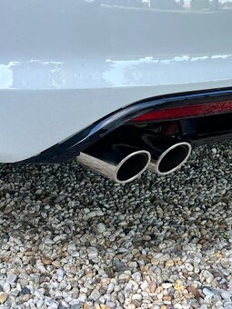 NEREZOVÉ a ČIERNE koncovky na výfuk - dvojitá koncovka - 8