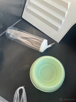 Klec pro hlodavce 120 černá téměř nová+ doplňky - 8