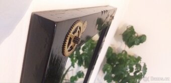 STEAMPUNK RECYCLE ART - PATINOVANÝ KOV - HODINY, ZRCADLA - 8