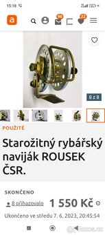 Rousek ,starý naviják ČSR Rousek ,2 ks - 8