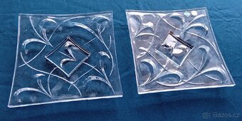 SKLO, HUTNÍ SKLO - MÍSY, VÁZY, POPELNÍKY - 8