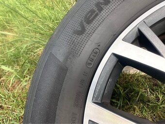 Originál alu kola Tulsa VW Tiguan 5x112 r17 + letní gumy - 8