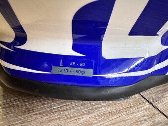 AIROH přilba COMMANDER Boost gloss white/blue - 8