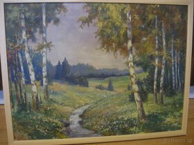 Bohumil Švanda 1897,Olej/Plátno,vídeňská škola,Český ráj - 8