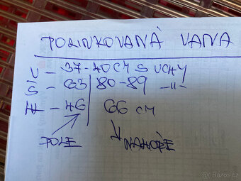 Vana pozinkovaná stará, vanička kovová za 500 kč - 8