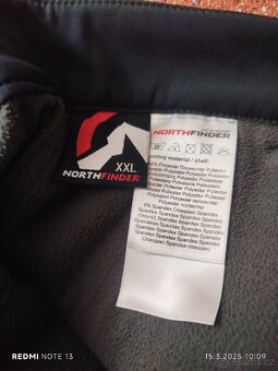Softshellové zateplené pánské kalhoty Northfinder XXL - 8
